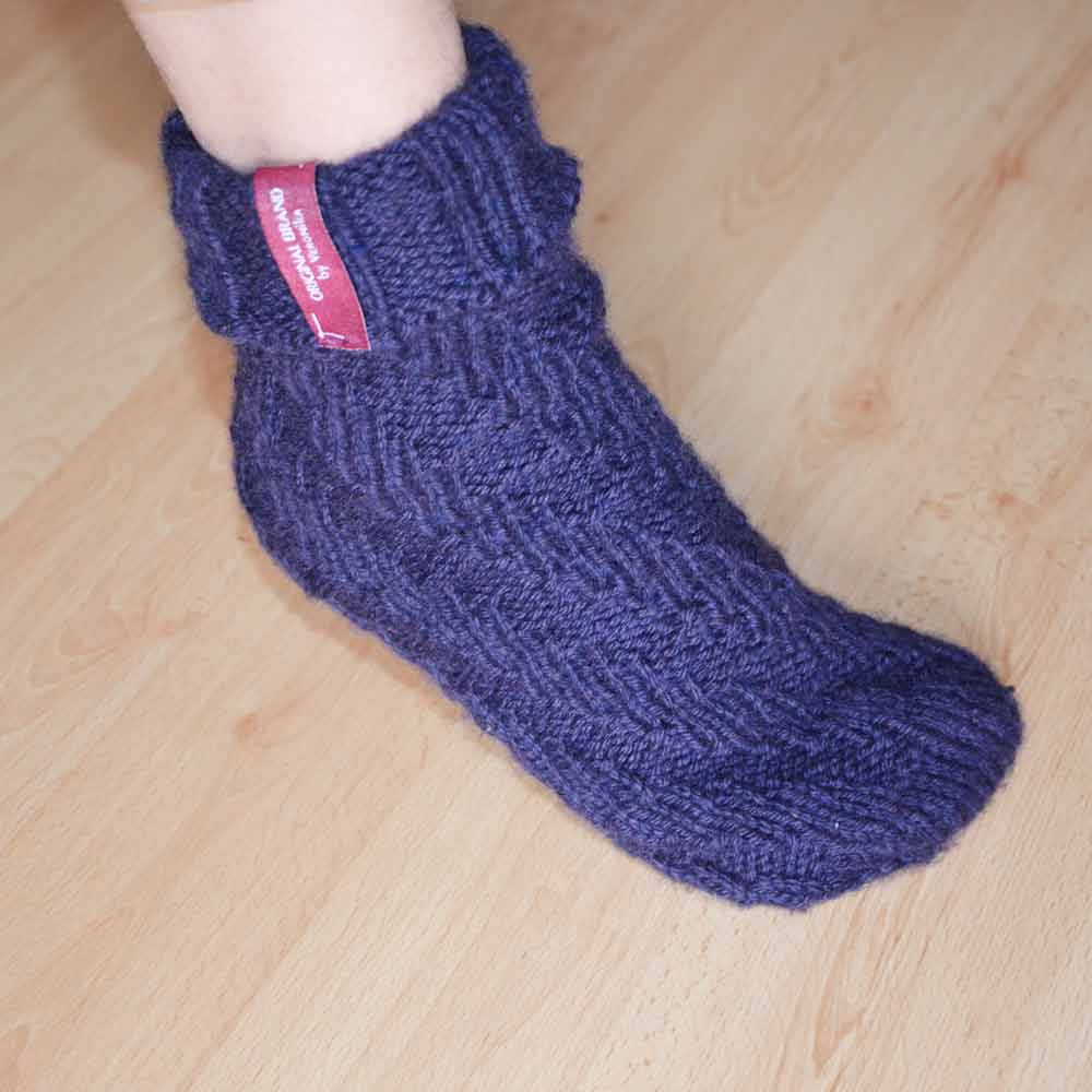 Socken ohne Ferse stricken