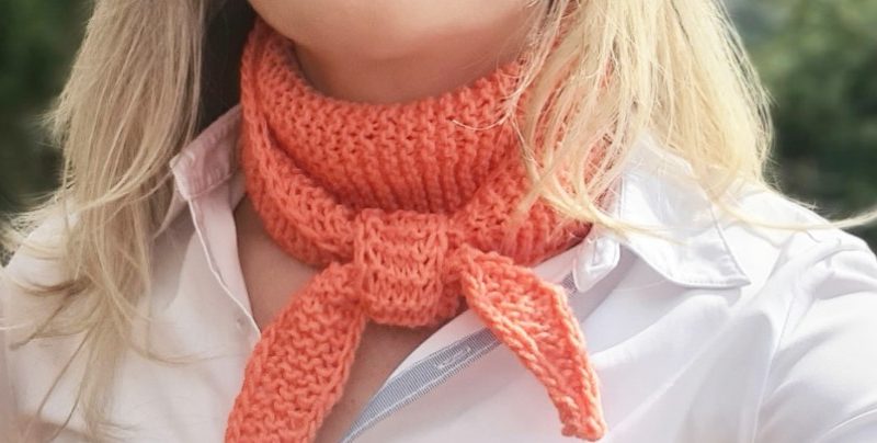 Mini-Schal stricken