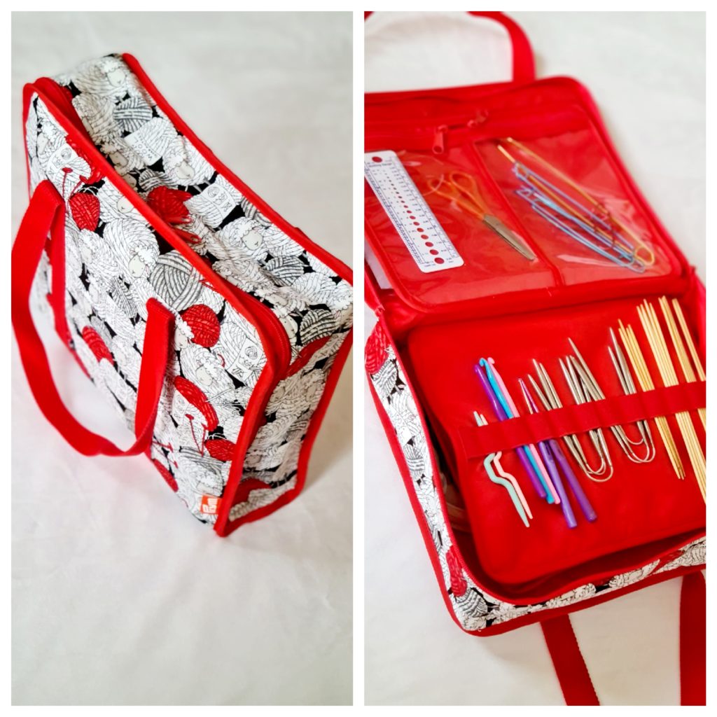 Strcikkoffer, Tasche für Strickerin - Geschenk für Strickerin.