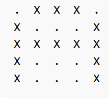 maschenstich sticken Buchstaben A