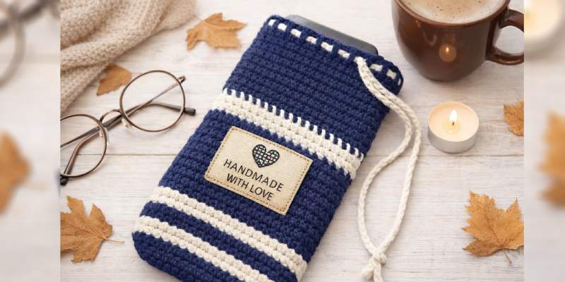 Handyhülle häkeln - kostenlose Anleitung
